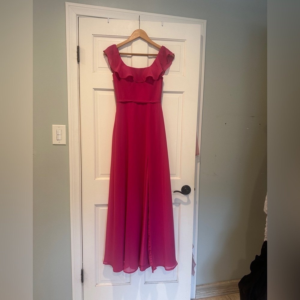 Azazie Vibrant Pink Dress